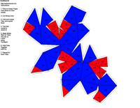 Paper Model of Isometric Hextetrahedral Form (-4 3m)