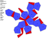 Paper Model of Isometric Tetartoidal Form (2 3)