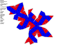 Paper Model of Isometric Hexoctahedral Form (4/m 3 2/m)