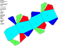 Paper Model of Tetragonal Disphenoidal Form (-4)