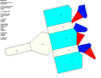 Paper Model of Trigonal Ditrigonal Pyramidal Form (3m)