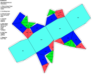 Paper Model of Tetragonal Scalenohedral Form (-4 2m)